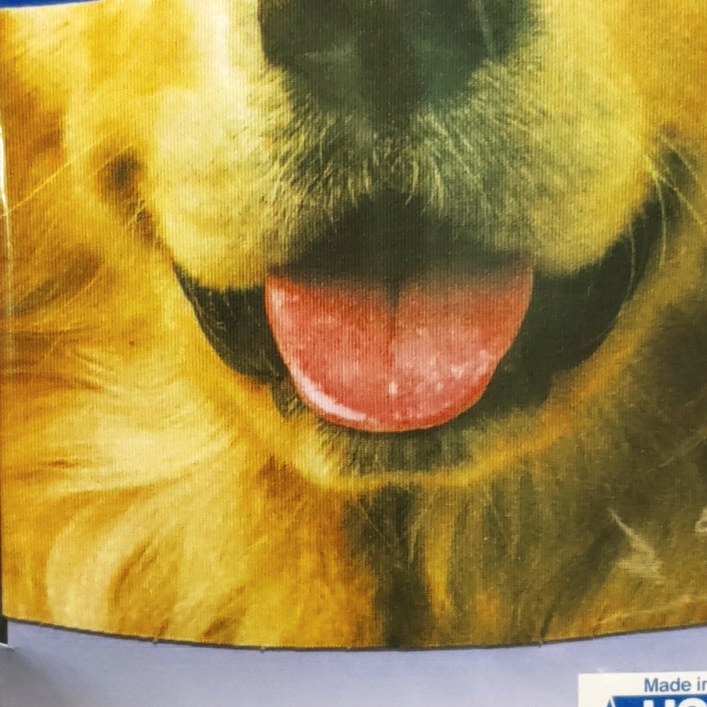 Golden Retriever face mask (adult)